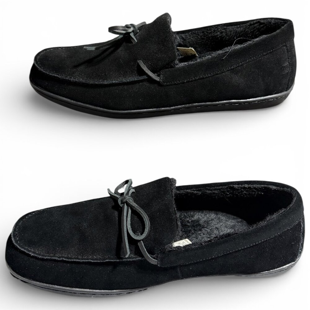 Vionic Men's Black Suede Boat Shoes